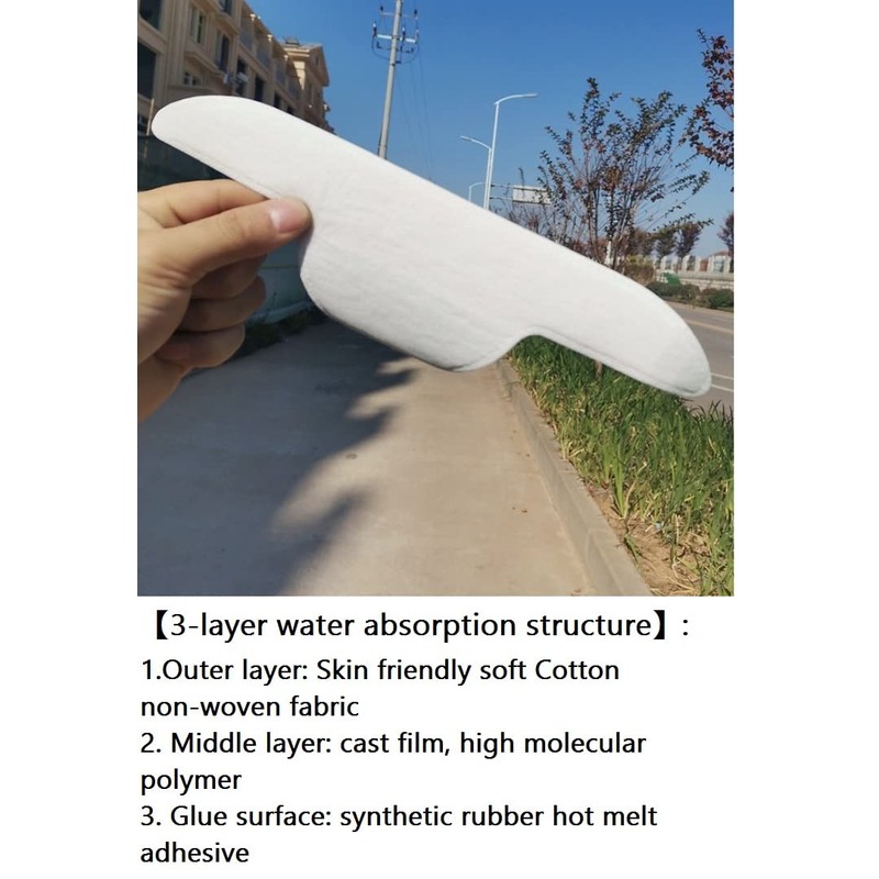 Disposable Collar Protector Sweat Pads - White Collar Grime, 40