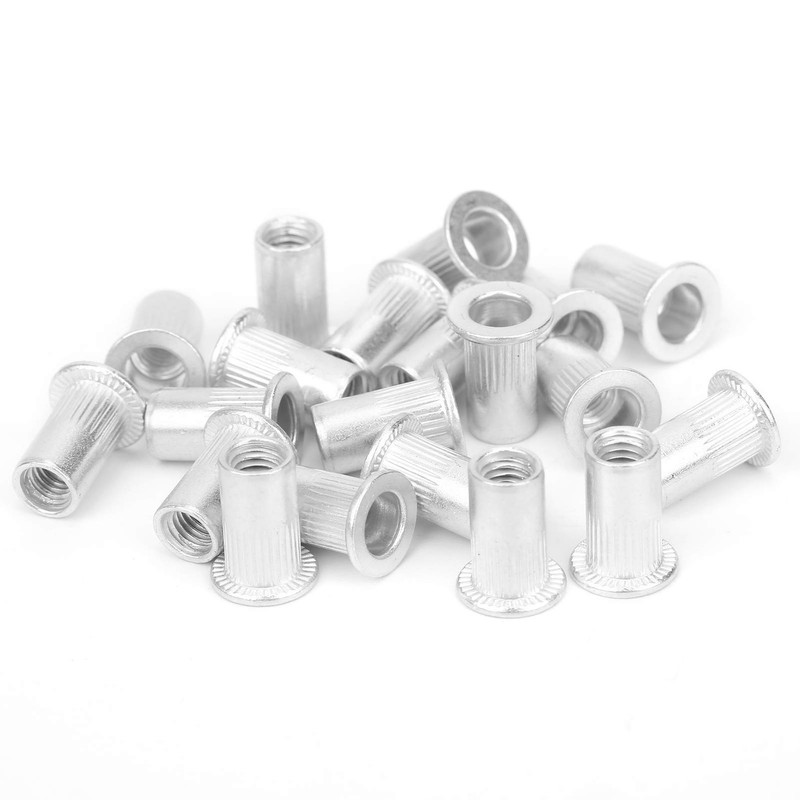 Pack of 100 Blind Rivets Aluminium M5 Nut Inserts M5
