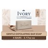 Ivory Exfoliating Bath Bar Soap, Designed for Whole Family with