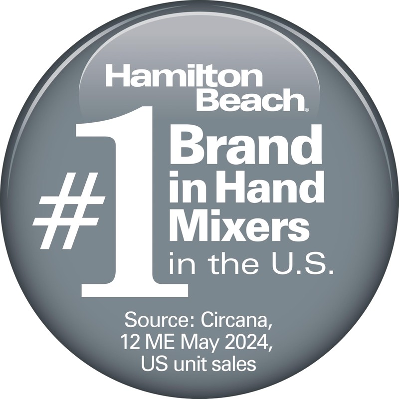 Hamilton Beach 6-Speed Electric Hand Mixer with Whisk, Dough Hooks