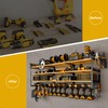 48" Large Power Tools Organizer Wall Mount,12 Drill Holder for