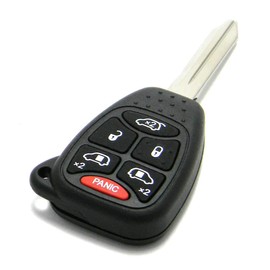 OEM Electronic 6-Button Remote Head Key Fob Compatible with 2004-2007 Chrysler Town & Country (FCC ID: M3N5WY72XX, M3N65981772)