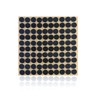 YAFIYGI 100Pcs Felt Cabinet Door Bumpers Pads Quiet Round Rubber