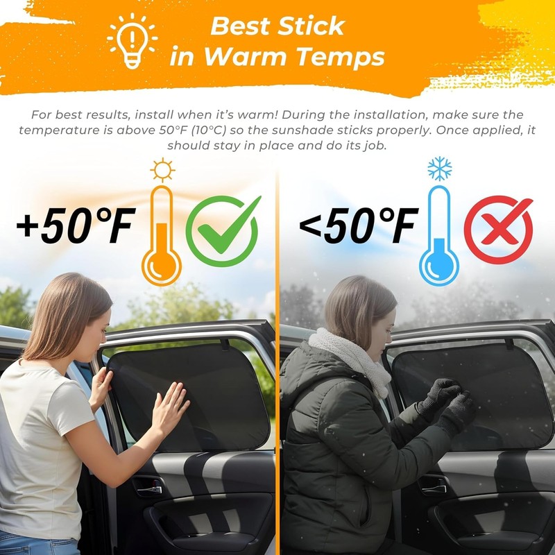 CARAMAZ Car Window Shade for Baby with Certified UV-Protection 2