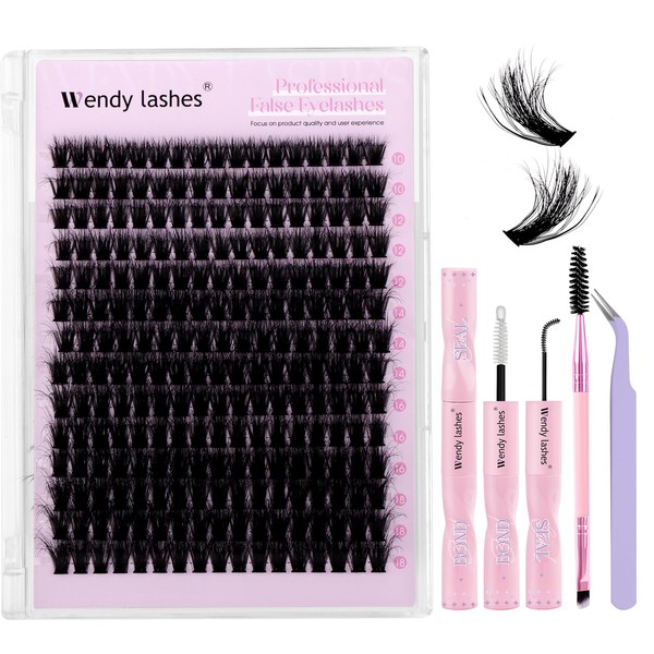 Lash Clusters Kit Natural Eyelashes Individual 3D Soft Cluster Lashes