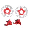 4pcs Disc Brake Kit Aluminium Alloy Disc Brake Calipers Rotor