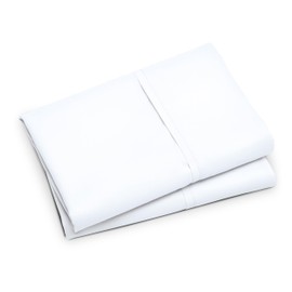 Bare Home Microfibre Pillowcase Set - Standard Size - 2 Pack Pillow Cases - Soft Brushed Microfibre - Pillow Covers (50x75 cm, White)