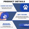 Piburth 4 Pack Car Cup Holder Coasters, Dog Paw Insert