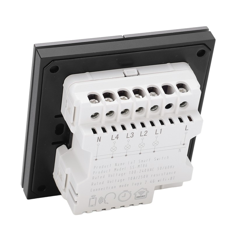 Smart Light Switch WiFi Wireless Voice Timing Control Switch 4