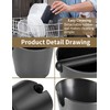 Espresso Coffee Knock Box for Barista, ABS Coffee Grind Knock