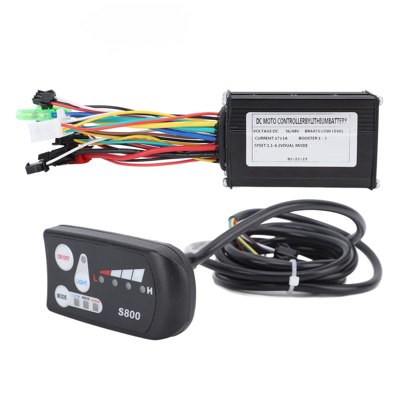Electric Bike Controller Kit 17A 3 Modes Speed Controller 22.2mm