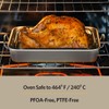Glad Roasting Pan Nonstick 11x15 - Heavy Duty Metal Bakeware