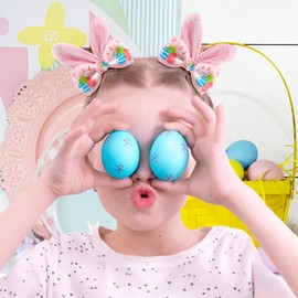 YanJie Easter Hair Bows Clips Easter Bunny Ears Hair Clips Pink Carrot Hairpin Easter Rabbit Hair Clips Animal Hair Pins Hair Accessories for Girls