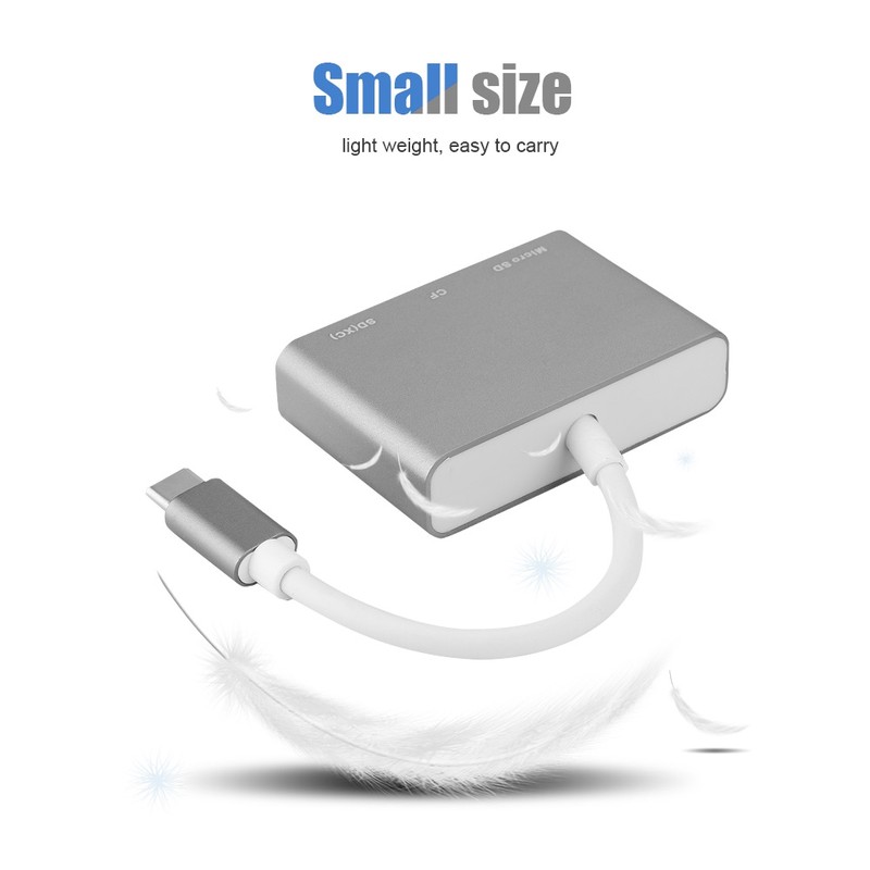 Aluminum Alloy Universal 3 In 1 MultiFunctional TypE C 3.0