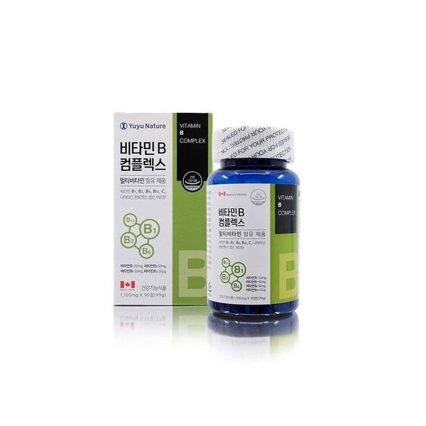 Yuyu Nature Yuyu Vitamin B Complex (90 tablets) Multivitamin comprehensive nutritional supplement / 유유네이처 유유 비타민B 컴플렉스(90정) 멀티비타민 종합영양제