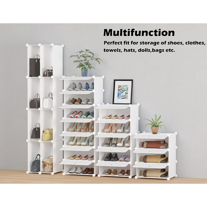 HOMIDEC Shoe Storage, 10-Tier Shoe Rack Organizer for Closet 20