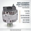 Enocos 11673 Alternator 110 AMP 12V Compatible with 2013 2014