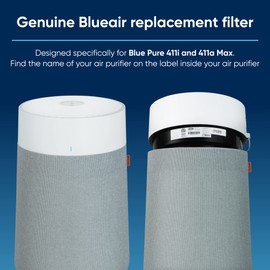 BLUEAIR Genuine Filter for Blue Pure 411i Max and 411a Max Air Purifiers
