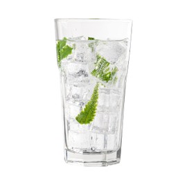 Vikko Drinking Glasses, 11 Oz, Heavy Base Stackable Water Glasses, Large Size, Dishwasher Safe Glass Tumbler, Heavy Duty Cups for Water, Juice, Milk, Iced Tea, Soda, Set of 12 Tall Glass Cups