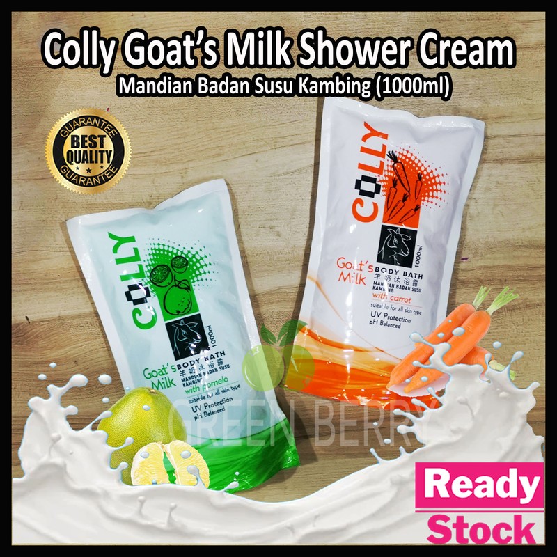Colly Refil Pack Goat's Milk Shower Cream 1 liter Mandian