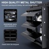 Criditpid 10 Inch Shutter Exhaust Fan with Speed Controller Switch,