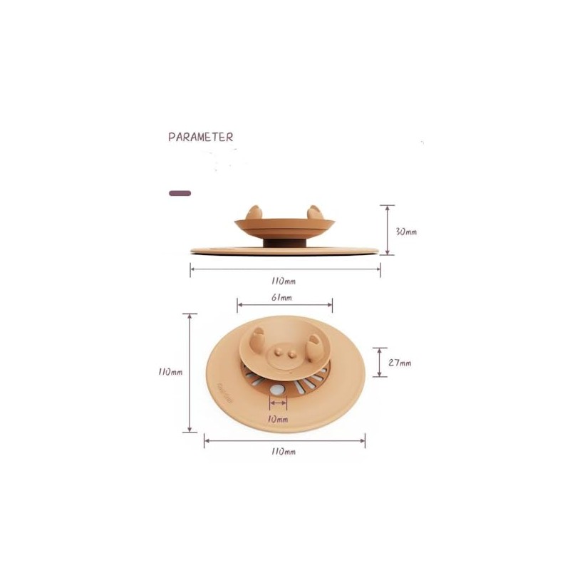 2 Pack Silicone Cup Cover Lids, 4.3 Inch Mug Covers