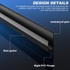 RV Rain Gutter,PVC Plastic drip Guides,for Cars, Vans, caravans, roof