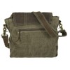 Sunsa Vintage Umhängetasche. Kleine Tasche aus Canvas & Leder. Nachhaltige