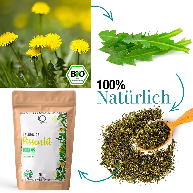 ORIGEENS Organic Dandelion Tea 100 g | Dandelion Tea Organic,