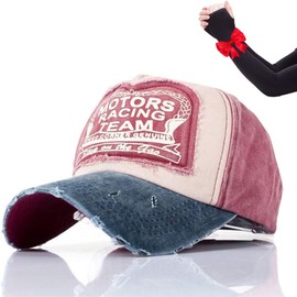 Gorra de Béisbol, Gorras para Hombre, Gorras de Béisbol Ajustables 100% Algodón, Cachuchas Lavado Vintage para Béisbol, Gorra Deportiva para Correr Entrenamientos y Actividades al Aire Libre(Borgoña)