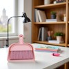 Plastic Mini Broom and Dustpan,Mini Cleaning Brush with Dustpan Set
