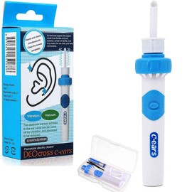 Earwax Remover, Electric Suction Q Grips Earwax Remover, Safe Tool for Removing Earwax, Slightly Vibrating to Attract Earwax, for Children and All Families