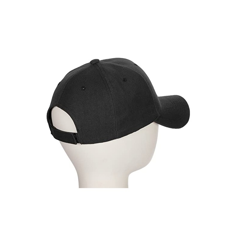 Daxton Structured Baseball Hat Cap Curved Visor Old English Font