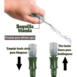 PAMELARG Bolsa de Hidratación,Vejiga de Hidratación de 3L,Hydration Bag Paquete de Hidratación a Prueba de Fugas,Insípido y Libre de BPA,para Senderismo,Correr,Camping,Escalada,etc.