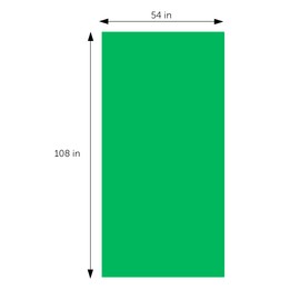 DecorRack 2 Rectangular Tablecloth -BPA- Free Plastic, 54 x 108 inch, Dining Table Cover Cloth Rectangle for Parties, Picnic, Camping and Outdoor, Disposable or Reusable in Green (2 Pack)