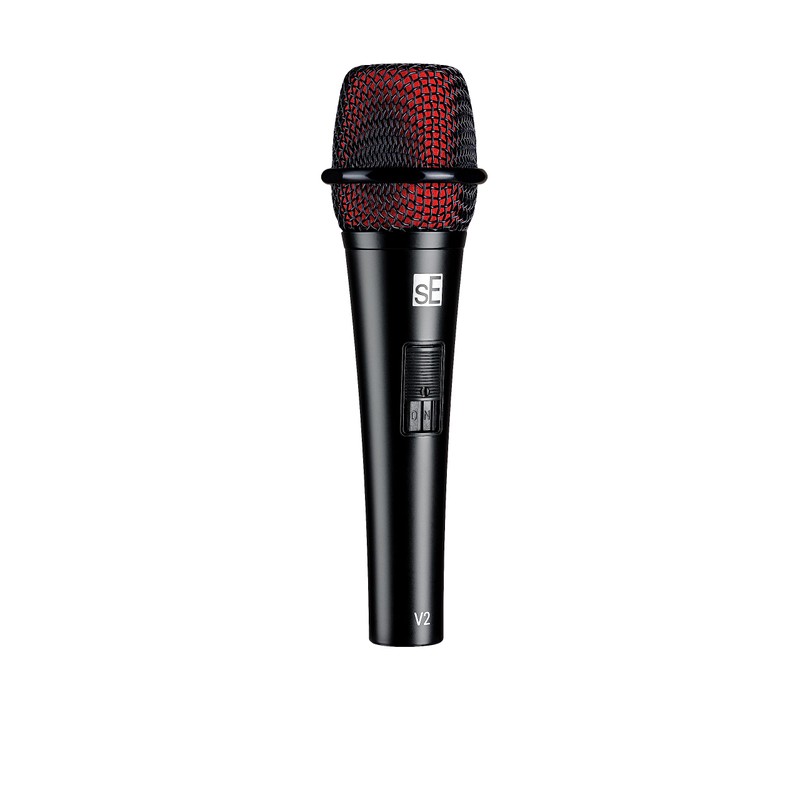 SE Electronics V2-SW-XLR Supercardioid Dynamic Handheld Microphone with On/Off Switch