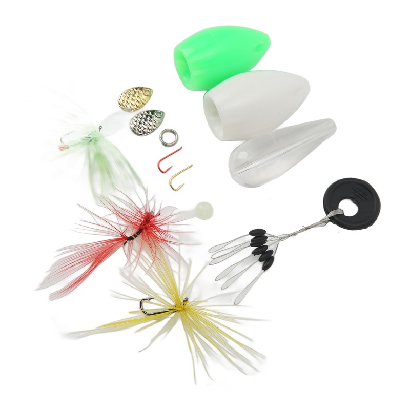 Fly Hook Throwing Set Simulation Fishing Lures Bait Kit with