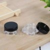 화장품 공병 용기 100P 화장품병 화장품용기소량 [3g 블랙] Cosmetic Empty Container 100P Cosmetic Bottle Small Capacity [3g Black]