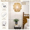 DiCUNO Hanging Lantern Extension Cord Cable, E26 Pendant Light Socket
