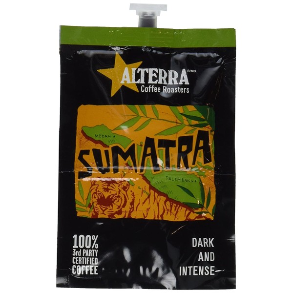 FLAVIA ALTERRA COFFEE, Sumatra Dark Roast, 20-Count Freshpacks (Pack of 1)