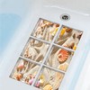 Yardwe Pack of 6 Non-Slip Stickers Beach Pattern Bathroom Pedal