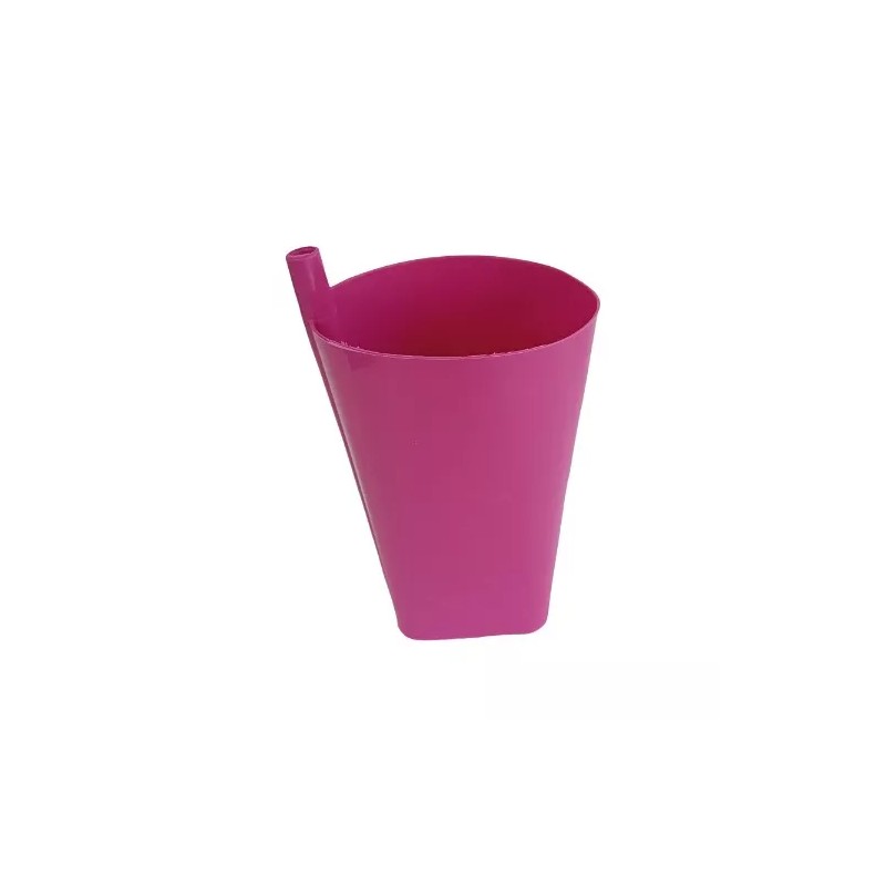 Vaso 30 Vasos De Plástico Con Popote Para Niño 349ml