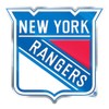 Team ProMark New York Rangers Aluminum Auto Emblem