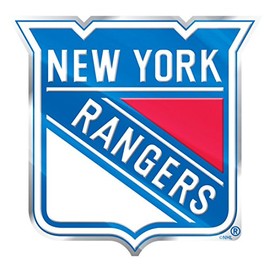 Team ProMark New York Rangers Aluminum Auto Emblem