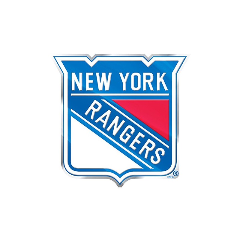 Team ProMark New York Rangers Aluminum Auto Emblem
