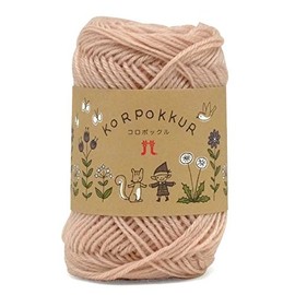 Hamanaka Hand Knitting Yarn Koropokkuru Col.4 Beige 2126
