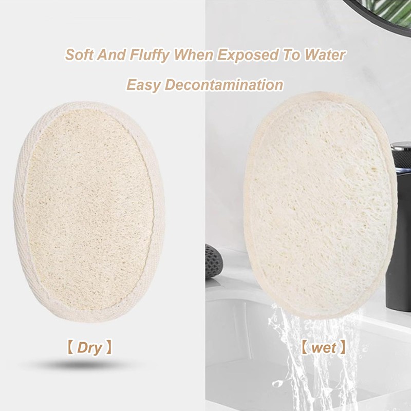 Loofah Sponge Spa Grade Bath Accessories ((3 per Bag))