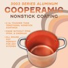 CONCORD 7 QT Copper Non Stick Stock Pot Casserole Coppe-Ramic