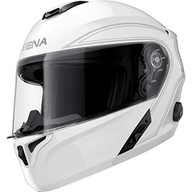 Sena Outrush Modular Smart Helmet (Gloss White, Small) (OUTRUSH-GW00S)