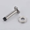 JQK Door Stopper, 304 Stainless Steel Thicken 1mm Sound Dampening